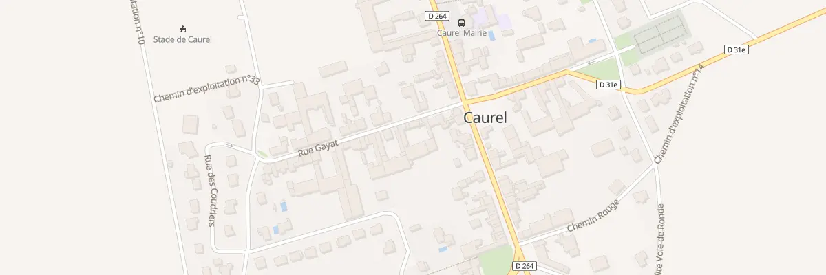 Plan du 5 Rue Gayat à Caurel