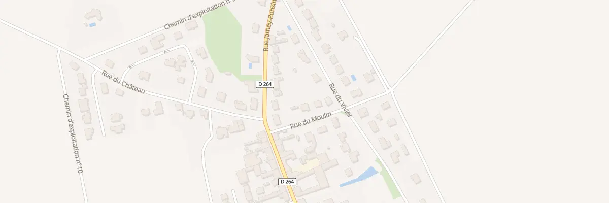 Plan du 1 Rue du Moulin à Caurel
