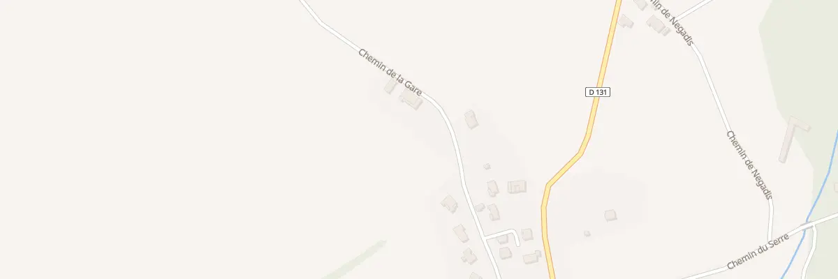 Plan du 375 Che de la Gare à Méjannes-lès-Alès