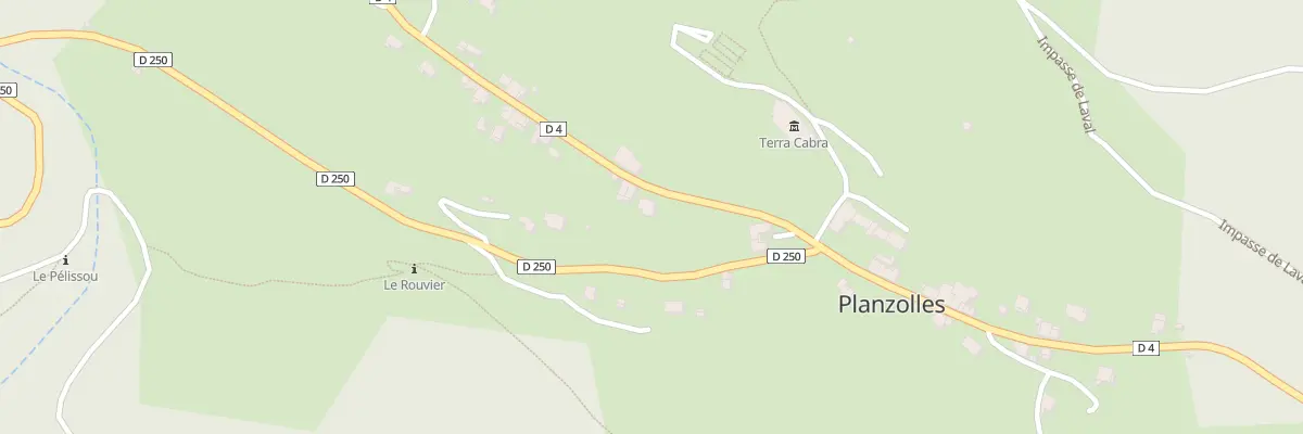 Plan du 5120 Crouzilles à Planzolles