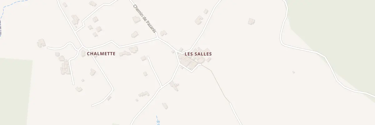 Plan du 5083 Les Salles à Payzac