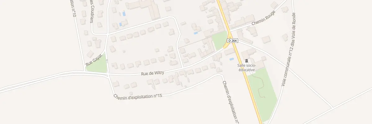 Plan du 10 Rue de Witry à Caurel