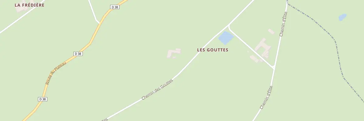 Plan du 379 Che des Gouttes à Pinay