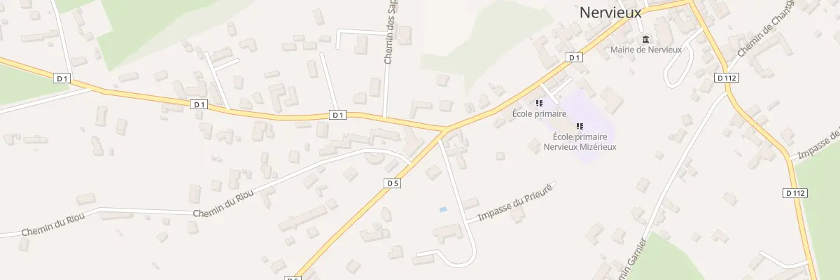Plan du 2 Rte de Sainte Foy à Nervieux