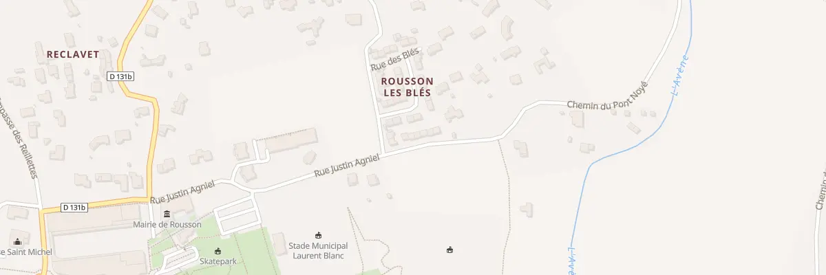 Plan du 8 Che du Pont Noyé à Rousson