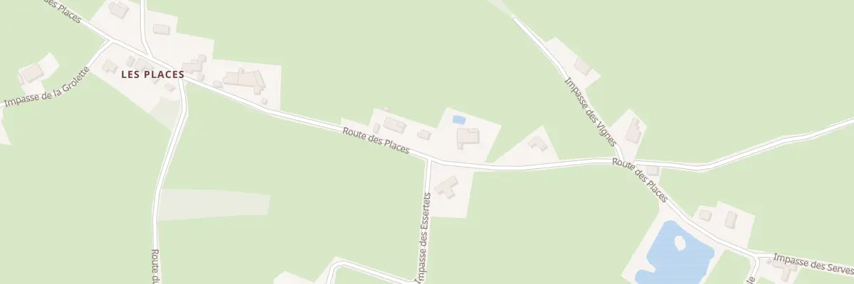 Plan du 1421 Rte des Places à Saint-Bonnet-de-Cray