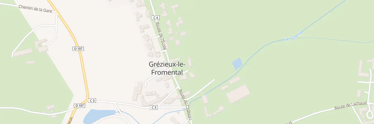 Plan du 5003 Le Bourg à Grézieux-le-Fromental
