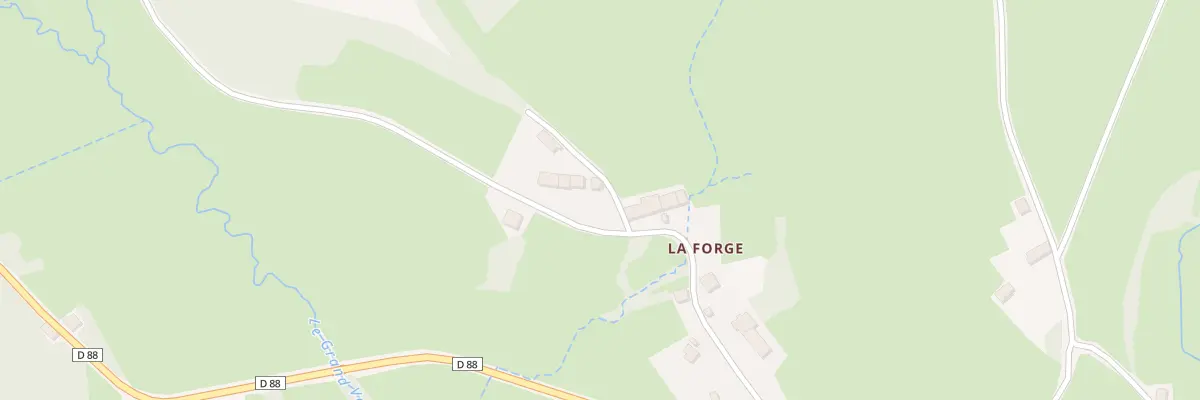 Plan du 12 La Forge à Cussy-en-Morvan