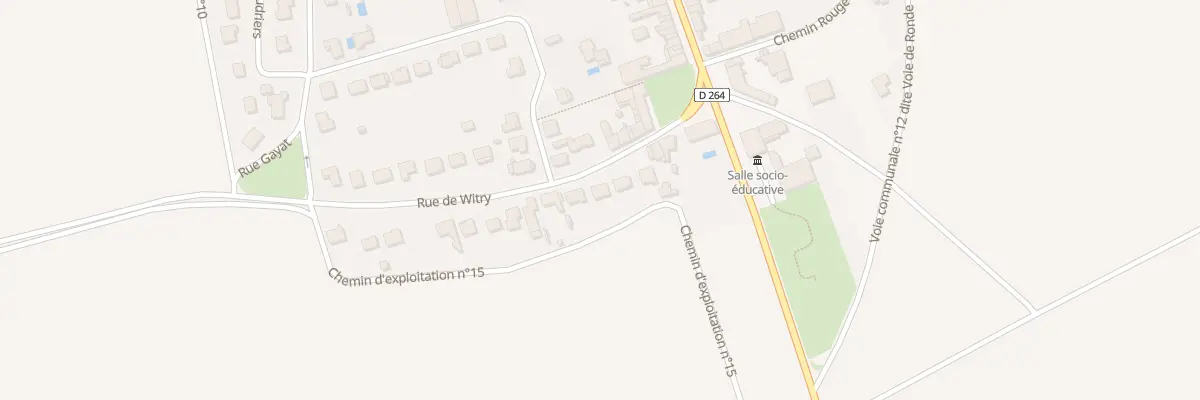 Plan du 9 Rue de Witry à Caurel