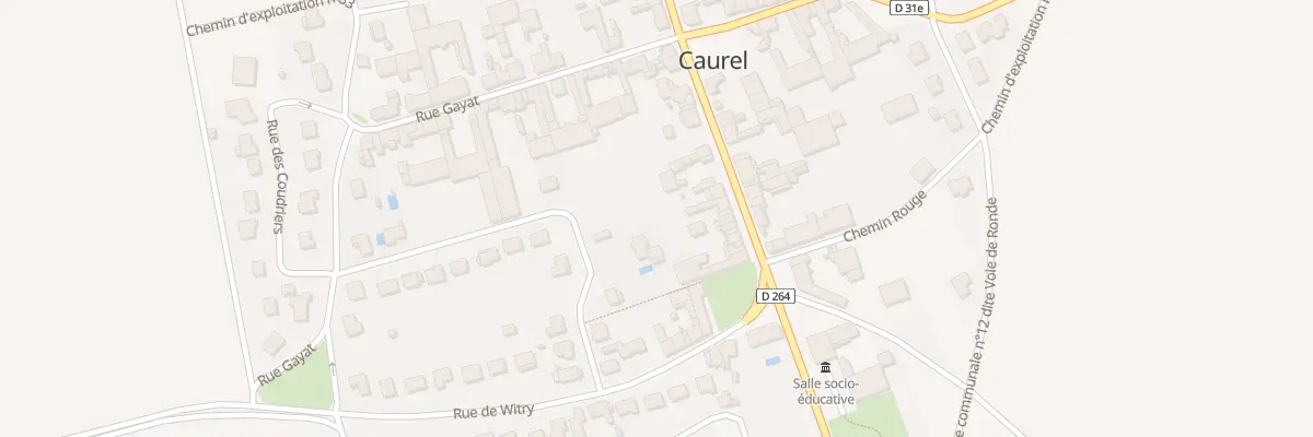 Plan du 16 Rue de Berru à Caurel