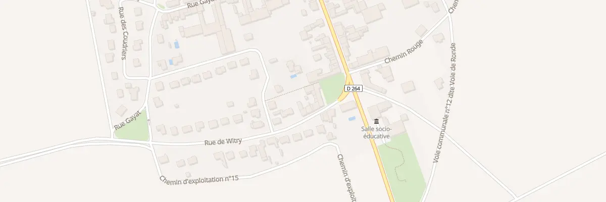 Plan du 4 Rue de Witry à Caurel