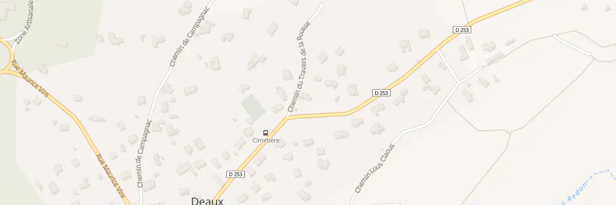 Plan du 343 Rte de Monteils à Deaux