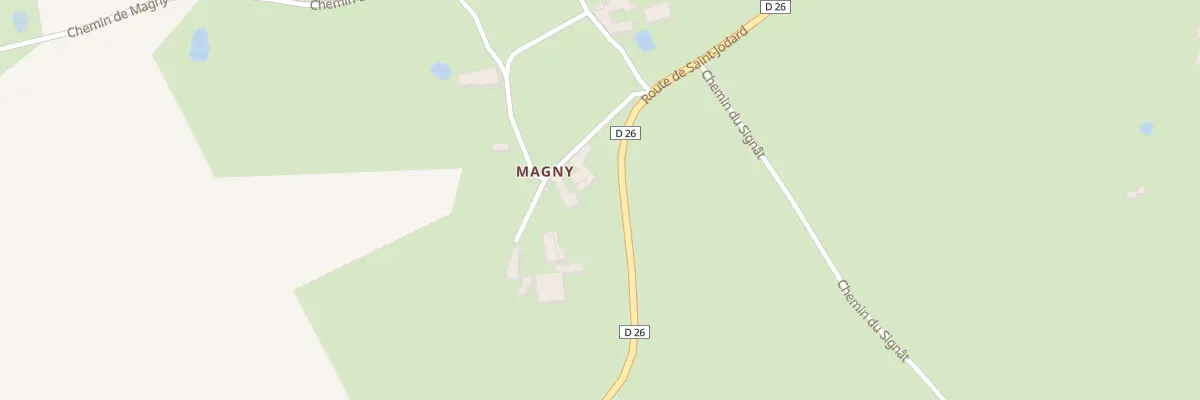 Plan du 41 Che de Magny à Neulise