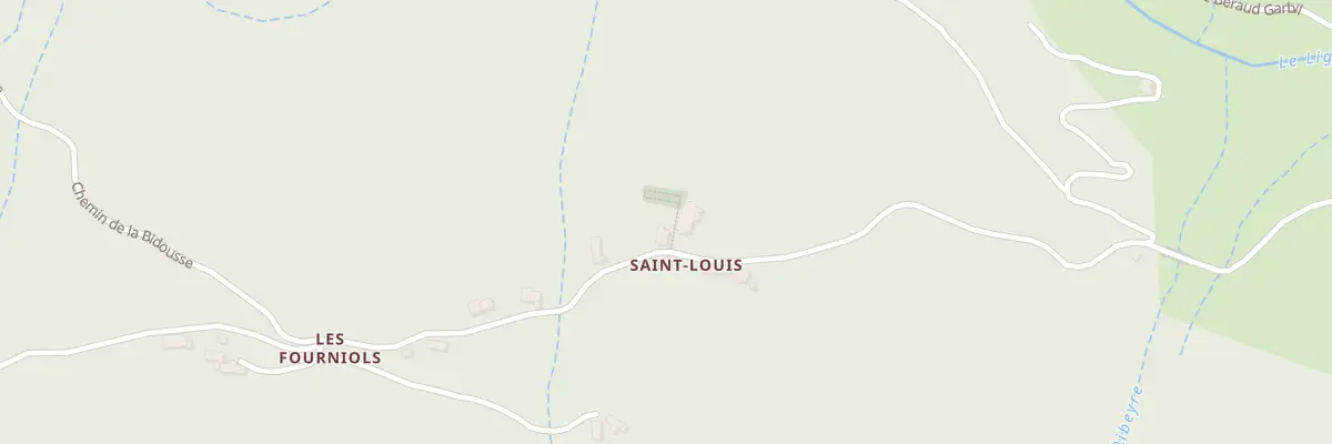 Plan du 3500 Rte de Saint Louis à La Souche