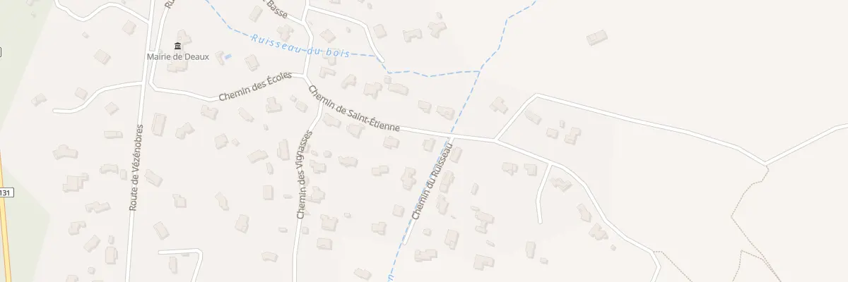 Plan du 198 Che de Saint Etienne à Deaux