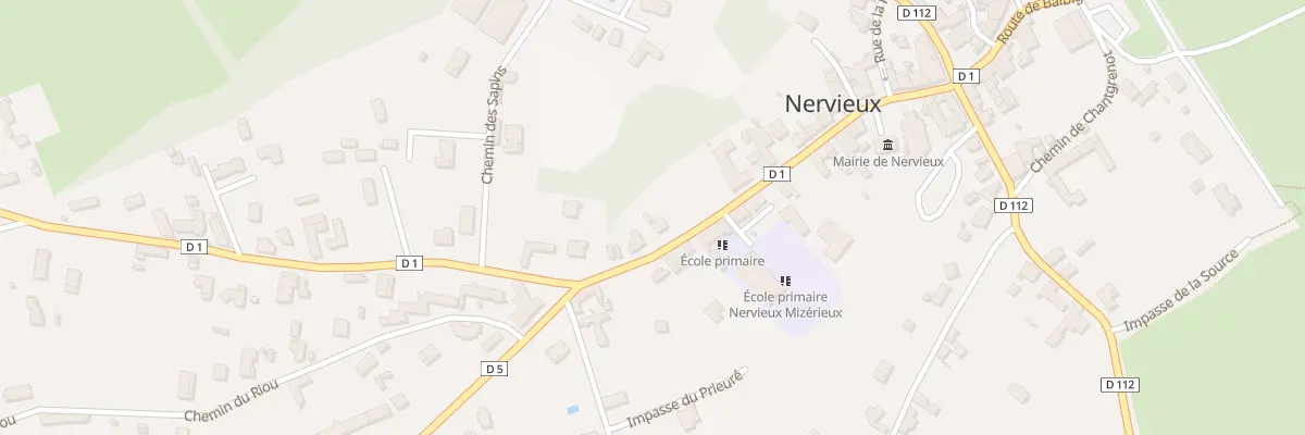 Plan du 44 Rte de Saint Germain Laval à Nervieux