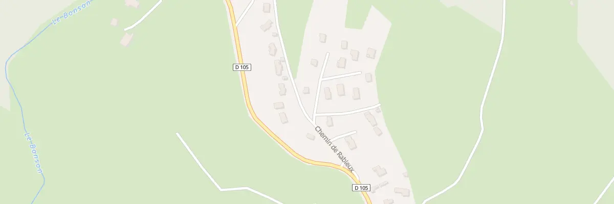 Plan du 130 Che de Rabieux à Périgneux