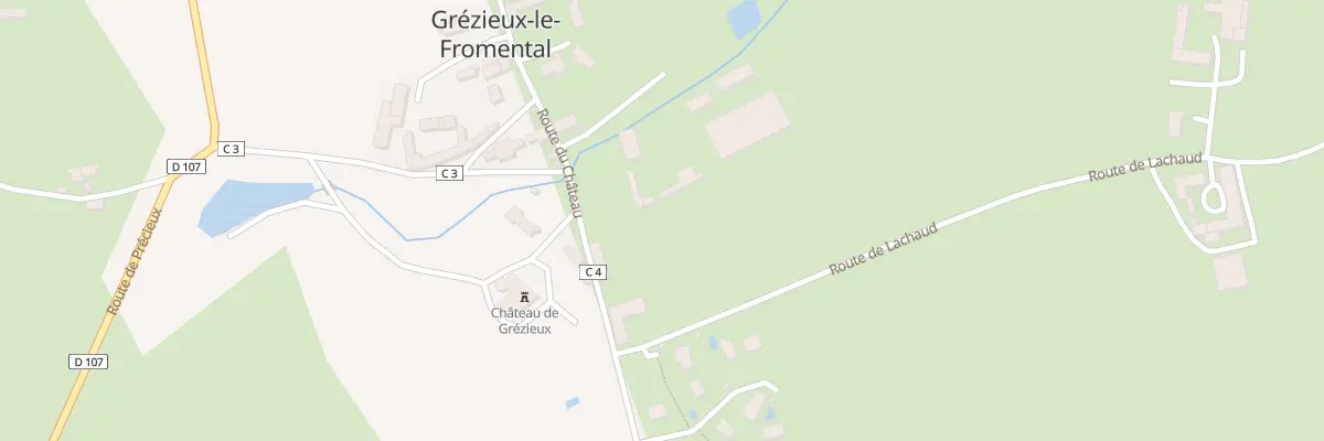 Plan du 5 Rte du Château à Grézieux-le-Fromental