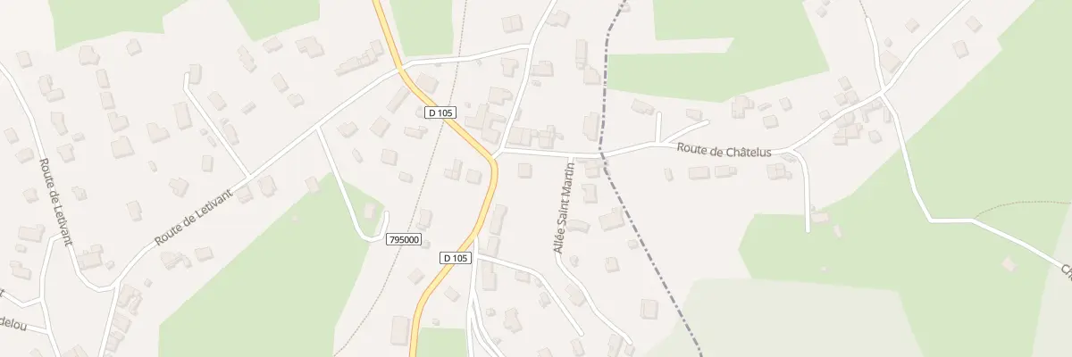 Plan du 2326 Rte de St Marcellin en Forez à Périgneux