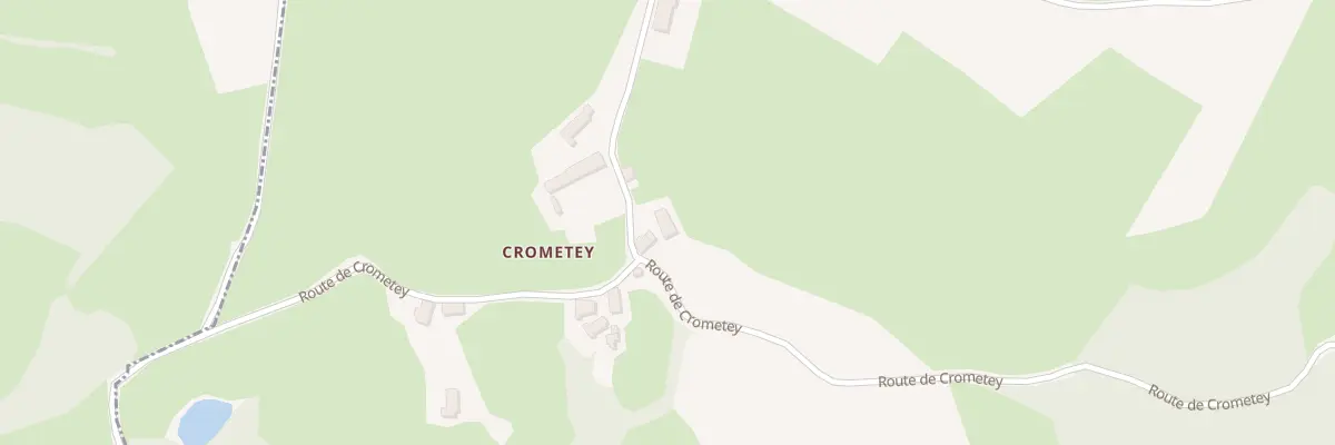 Plan du 24 Che de Crometey à Laizy