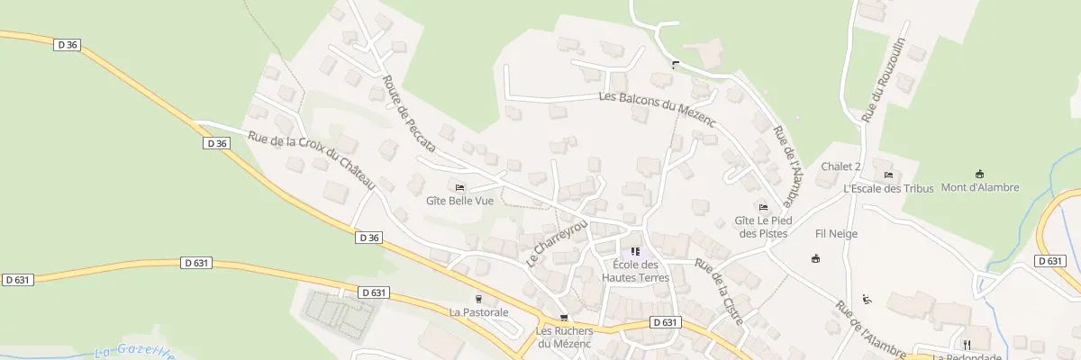 Plan du 5042A Le Bourg aux Estables
