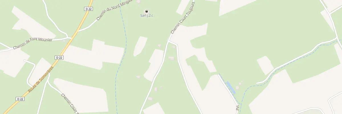 Plan du 231 Che de Court Toujours à Montpezat