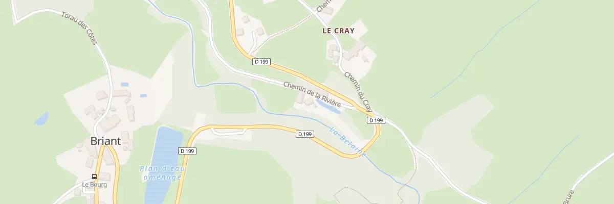 Plan du 5037 Au Cray à Briant