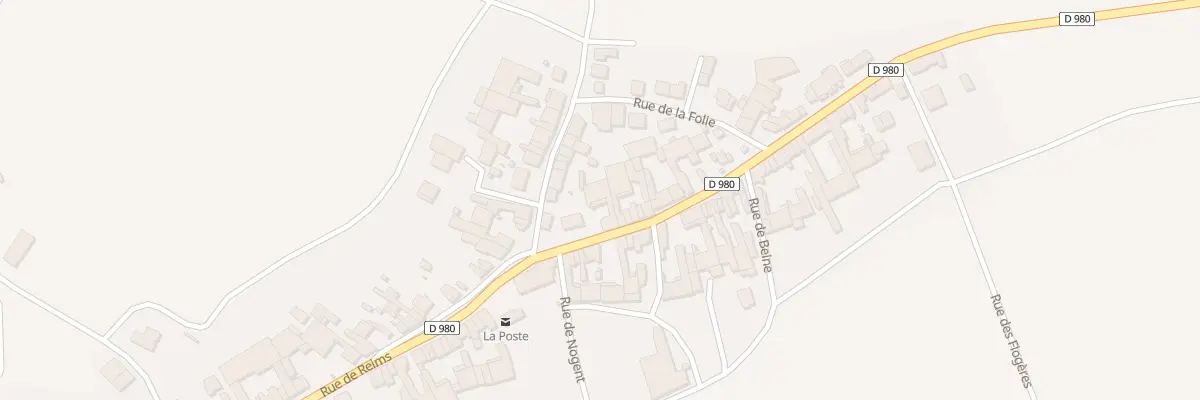 Plan du 3 Rue de Luxembourg à Berru