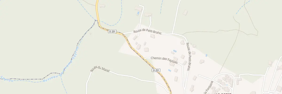 Plan du 5439 Le Serre de Brahic à Banne
