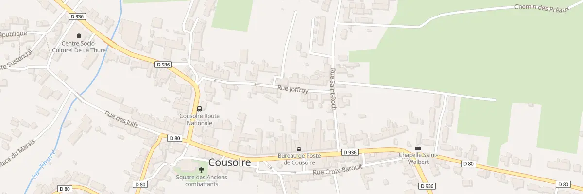 Plan du 12B Rue Joffroy à Cousolre