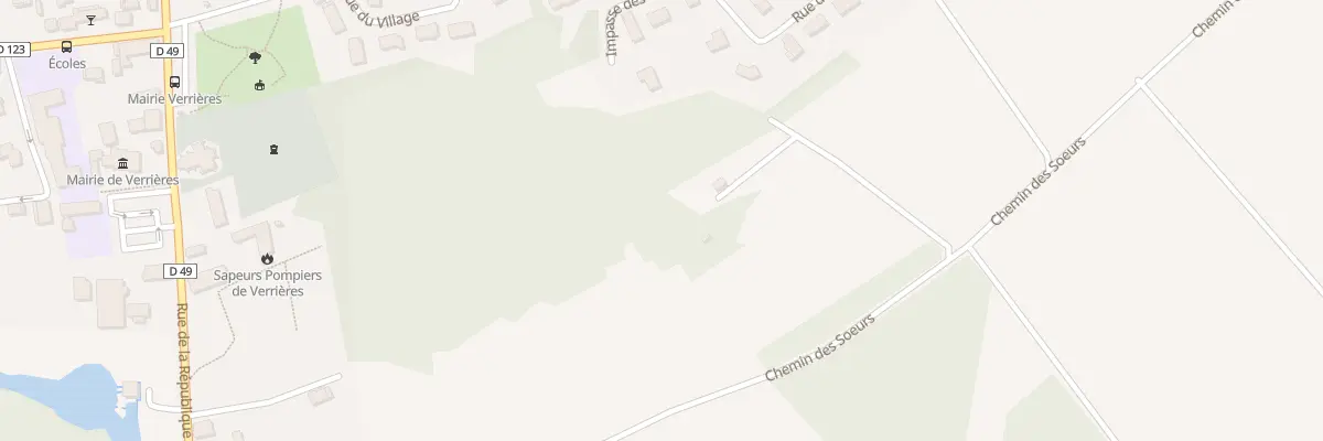 Plan du 9001B Che des Soeurs à Verrières