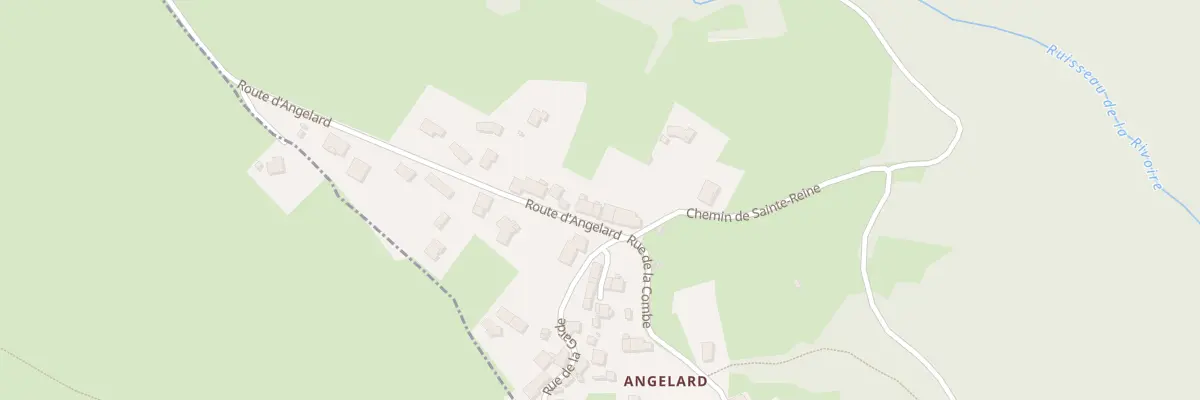 Plan du 1055 Rte d’Angelard à Malvalette