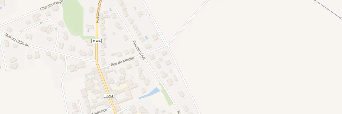 Plan du 10 Rue du Moulin à Caurel