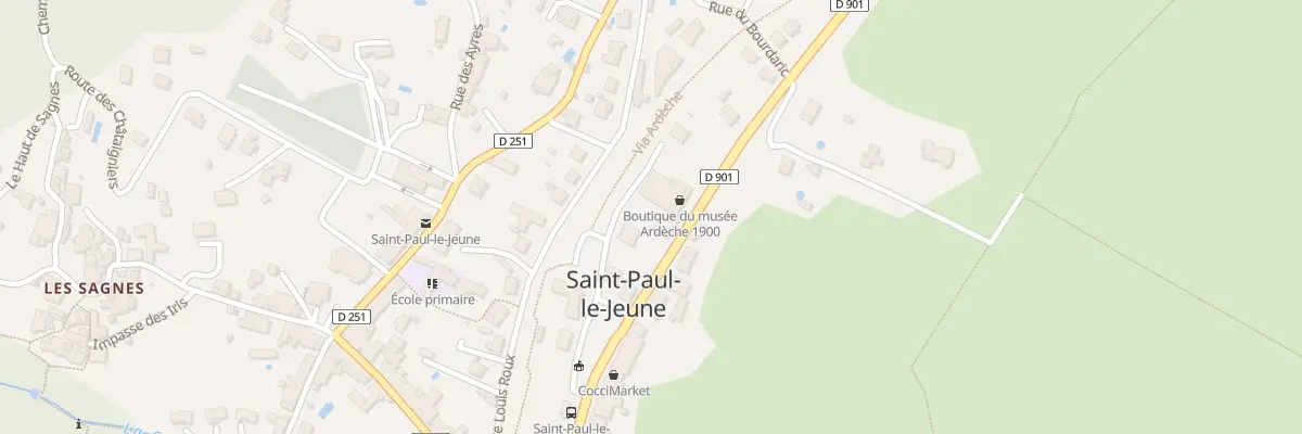 Plan du 535 Av Jean Radier à Saint-Paul-le-Jeune