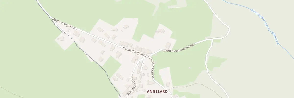 Plan du 1071 Rte d’Angelard à Malvalette