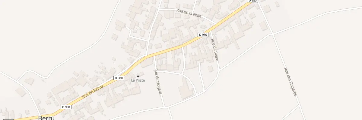 Plan du 10 Rue de Luxembourg à Berru