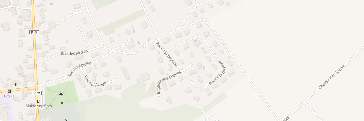 Plan du 41 Rue de la Boyotte à Verrières