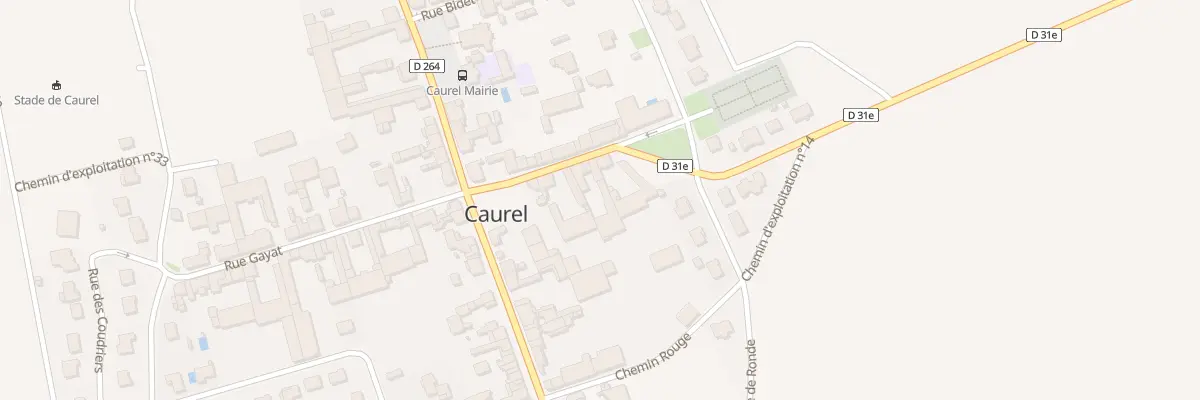 Plan du 6 Rue de Lavannes à Caurel