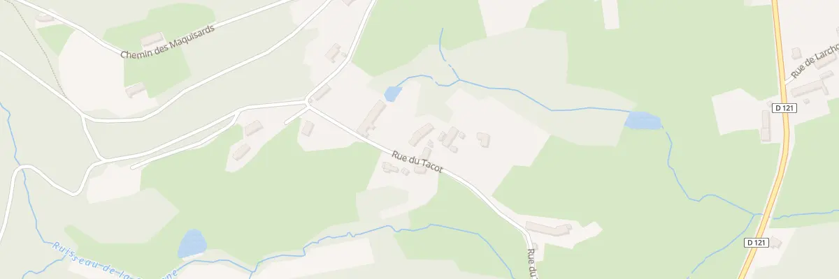 Plan du 364 Chassagne à Moux-en-Morvan