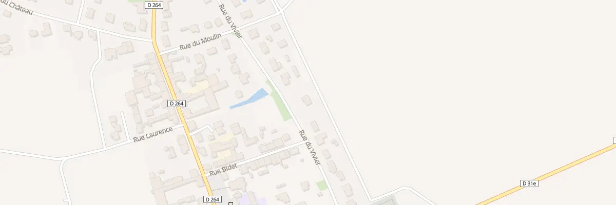 Plan du 16 Rue du Vivier à Caurel