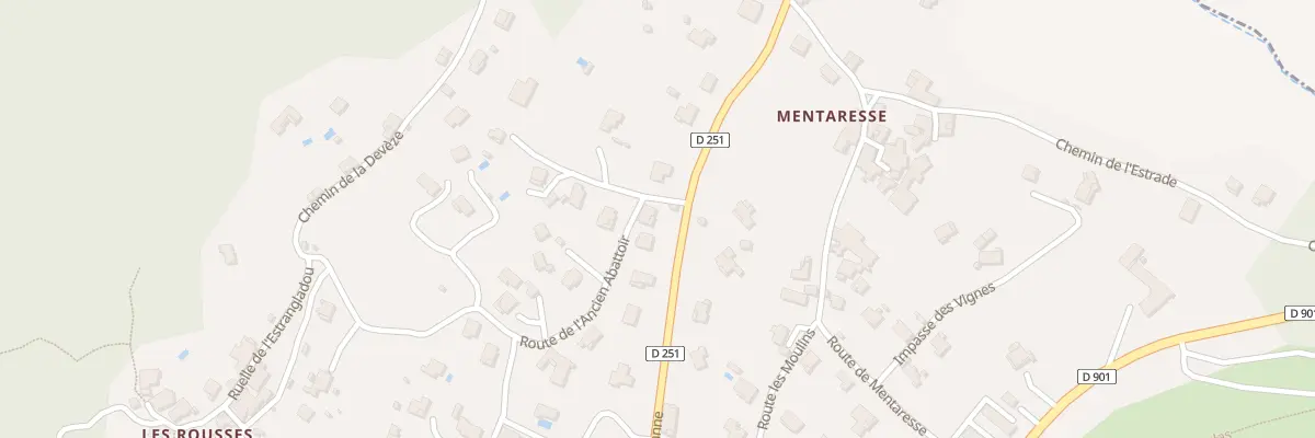Plan du 25 Rte de l’Ancien Abattoir à Saint-Paul-le-Jeune