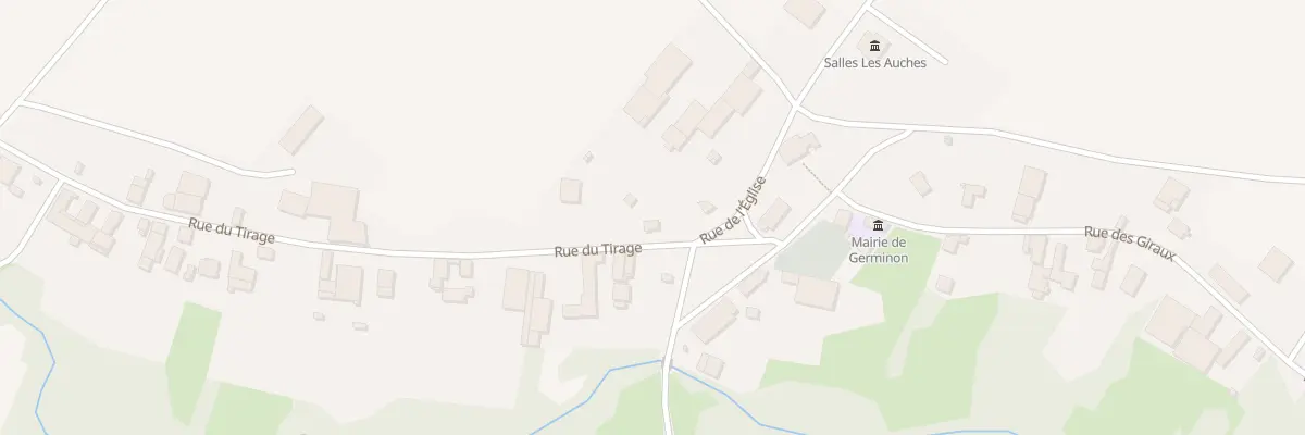 Plan du 2 Rue du Tirage à Germinon