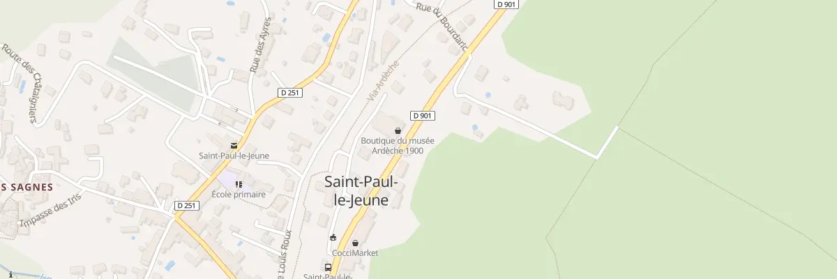 Plan du 540 Av Jean Radier à Saint-Paul-le-Jeune