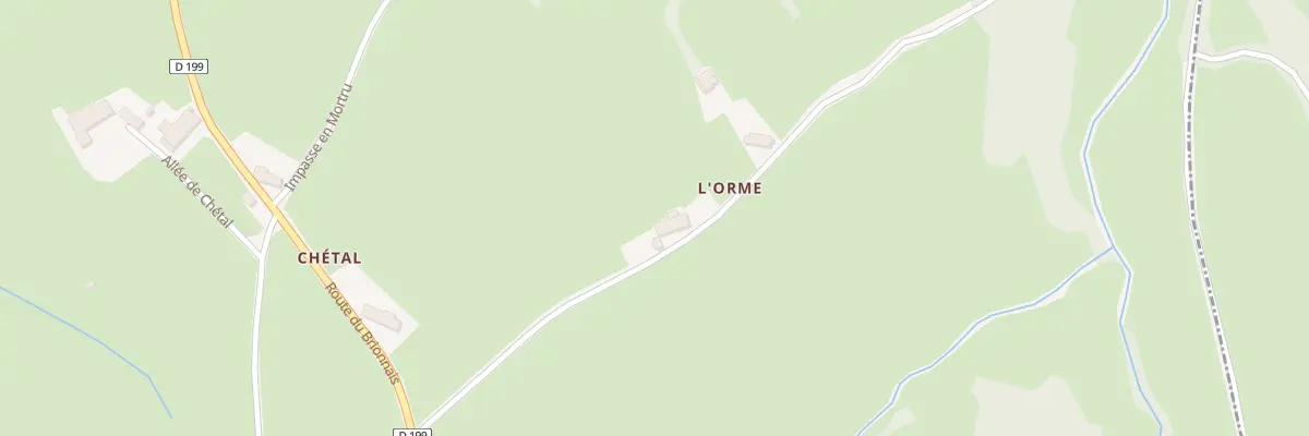 Plan du 269 Che de l’Orme à Briant