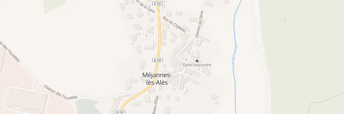 Plan du 54 Rte de Mons à Méjannes-lès-Alès