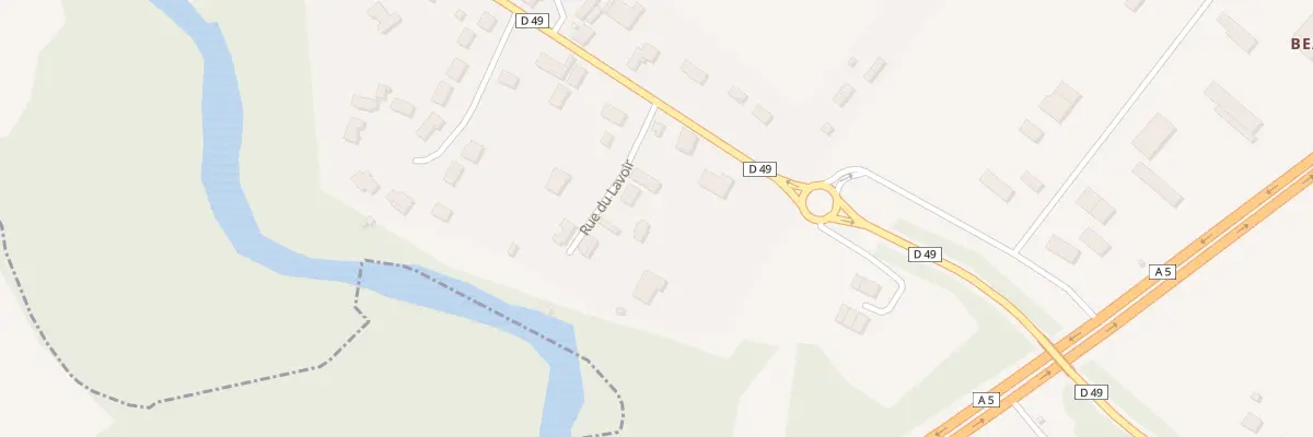 Plan du 3 Rue du Lavoir à Verrières