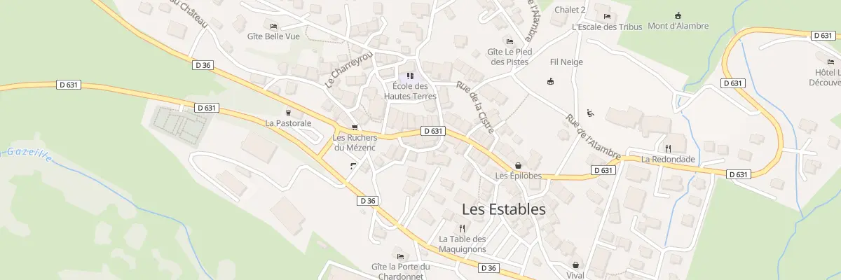 Plan du 5088 Le Bourg aux Estables