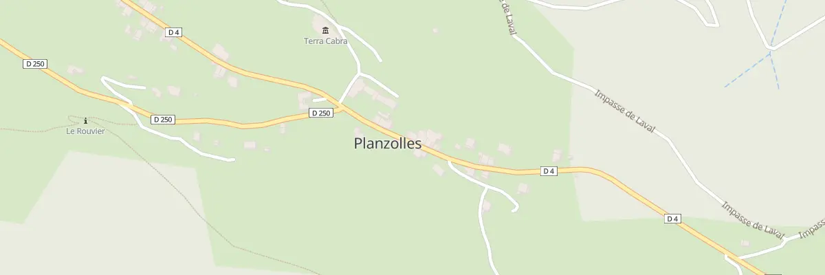 Plan du 5039 Cros de Villeneuve à Planzolles