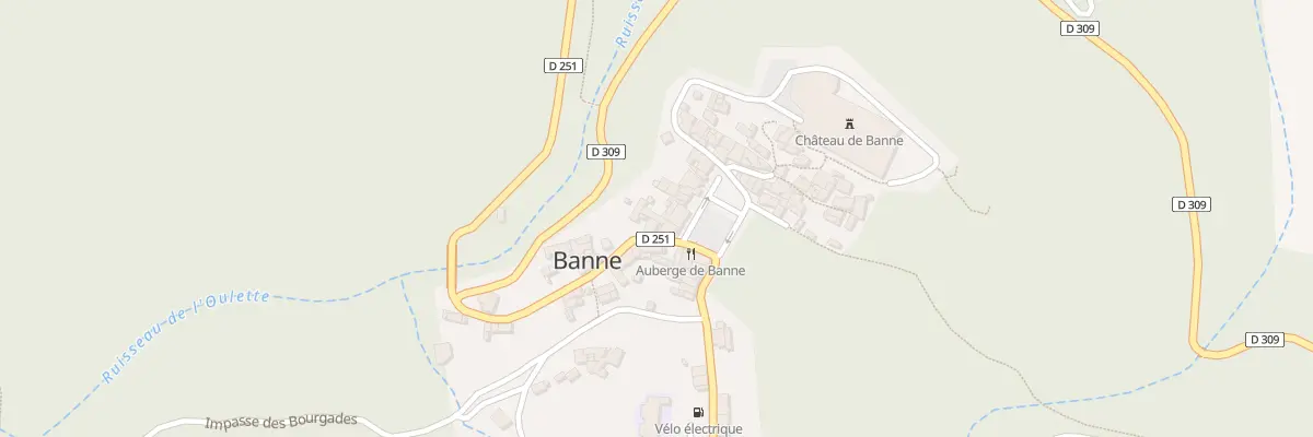 Plan du 5023 Le Fort à Banne