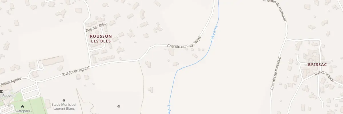 Plan du 13 Che du Pont Noyé à Rousson